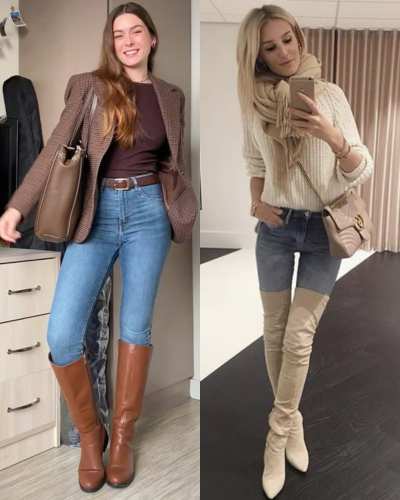 Looks con botas largas que alargan tu figura y estilizan tu look 3