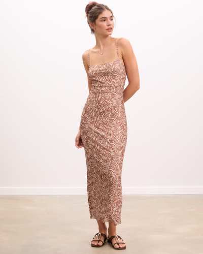 vestido boho Stradivarius