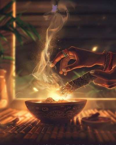 Ritual con fuego y sal