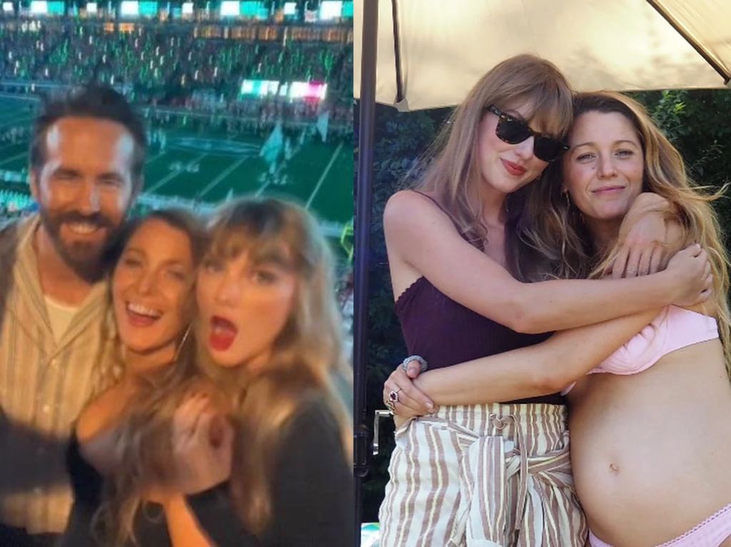 Taylor Swift, Blake Lively y Ryan Reynolds (2024)