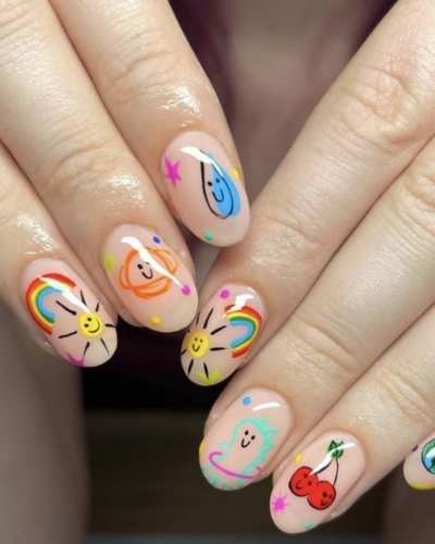 Manicura para Back 2 School