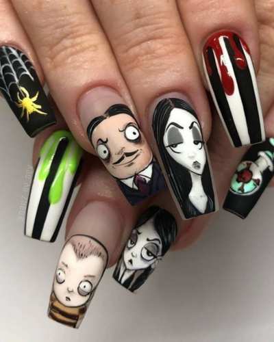 Uñas para Spooky Season - Pinterest 