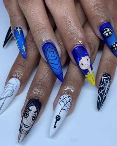 Uñas para Spooky Season - Pinterest 