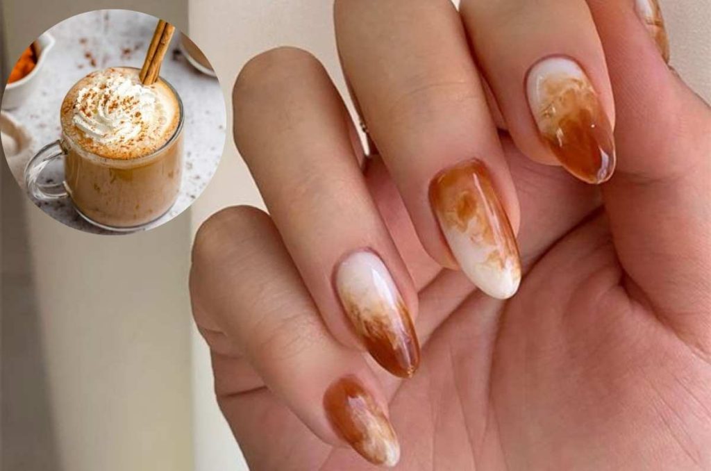 Uñas Pumpkin Spice Latte