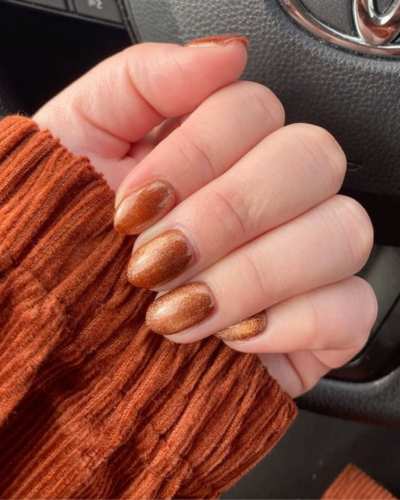 Uñas Pumpkin Spice Latte