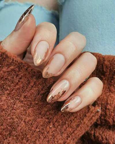 Uñas Pumpkin Spice Latte