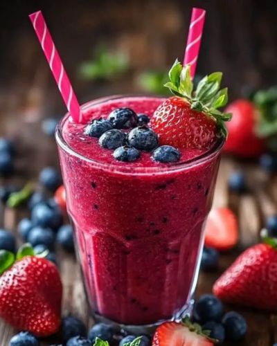 jugo de arandano y fresa