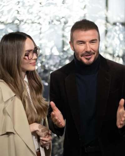 Belinda y David Beckham 