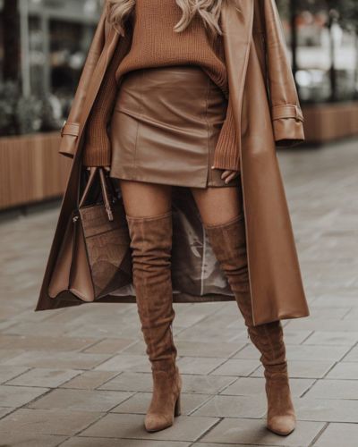 Botas café para otoño 2025