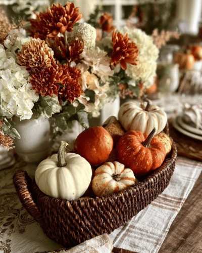 Decoraciones con calabazas 
