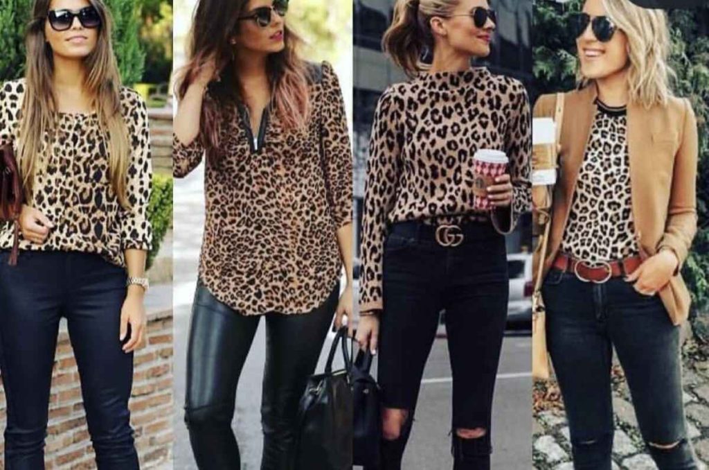 combinaciones de prendas animal print