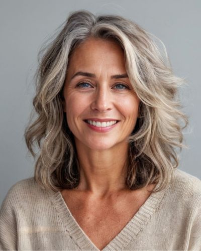 Corte de cabello Lob o long bob a la altura de los hombros, versátil y moderno