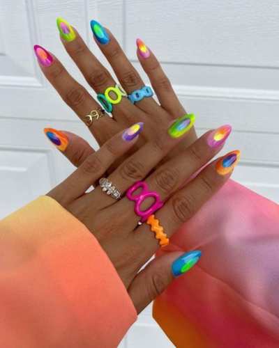 uñas de los 80