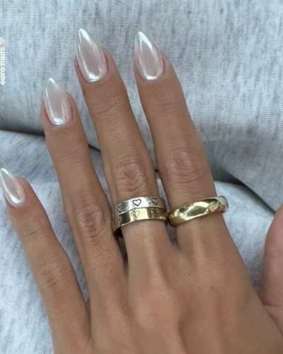 Uñas con efecto gato 