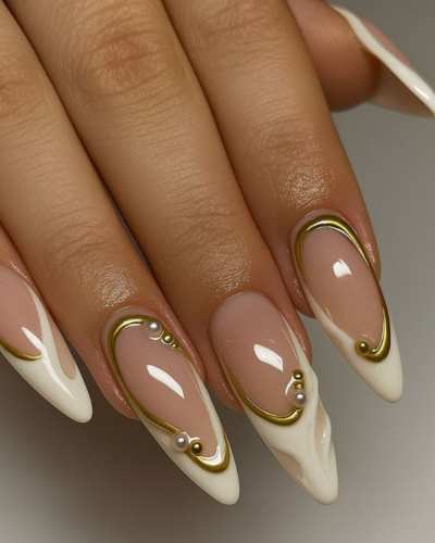 Diseños de uñas para novias