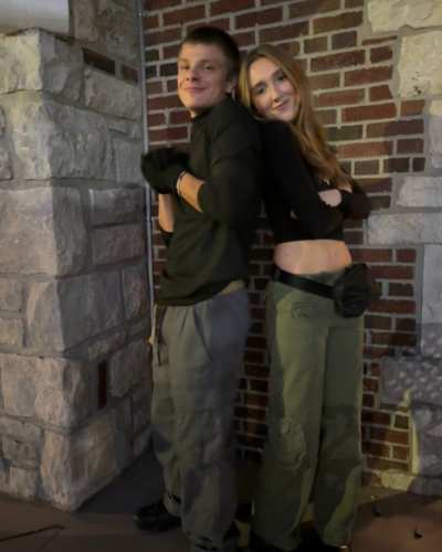 Disfraz de Kim Possible y Ron
