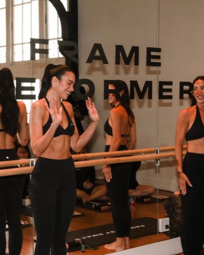 Dua Lipa en su era pilates
