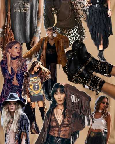 Outfit moto boho inpiracion