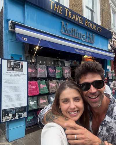 Michelle Renaud y Matías Novoa