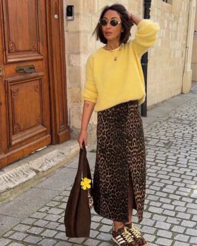 Outfits en color mostaza