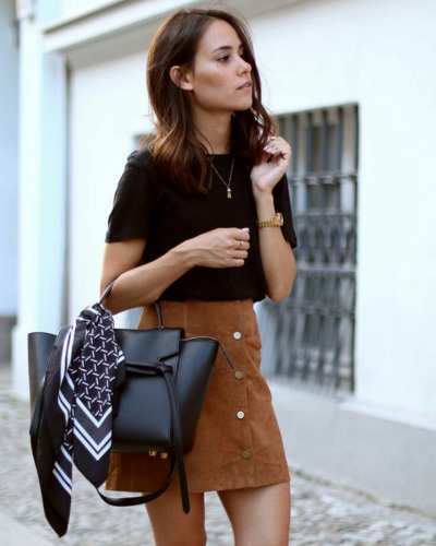 Falda de ante - Pinterest