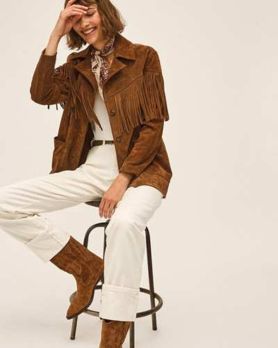 Chaqueta de ante - Pinterest 