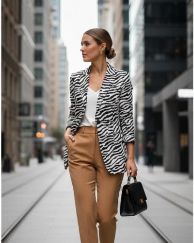 ¿Cómo combinar pantalón animal print?