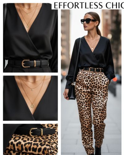 Pantalón animal print