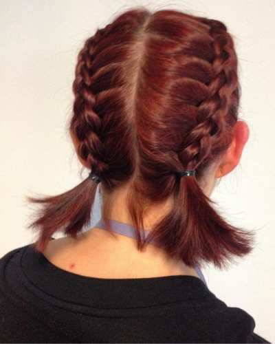Peinados con trenzas - Pinterest 