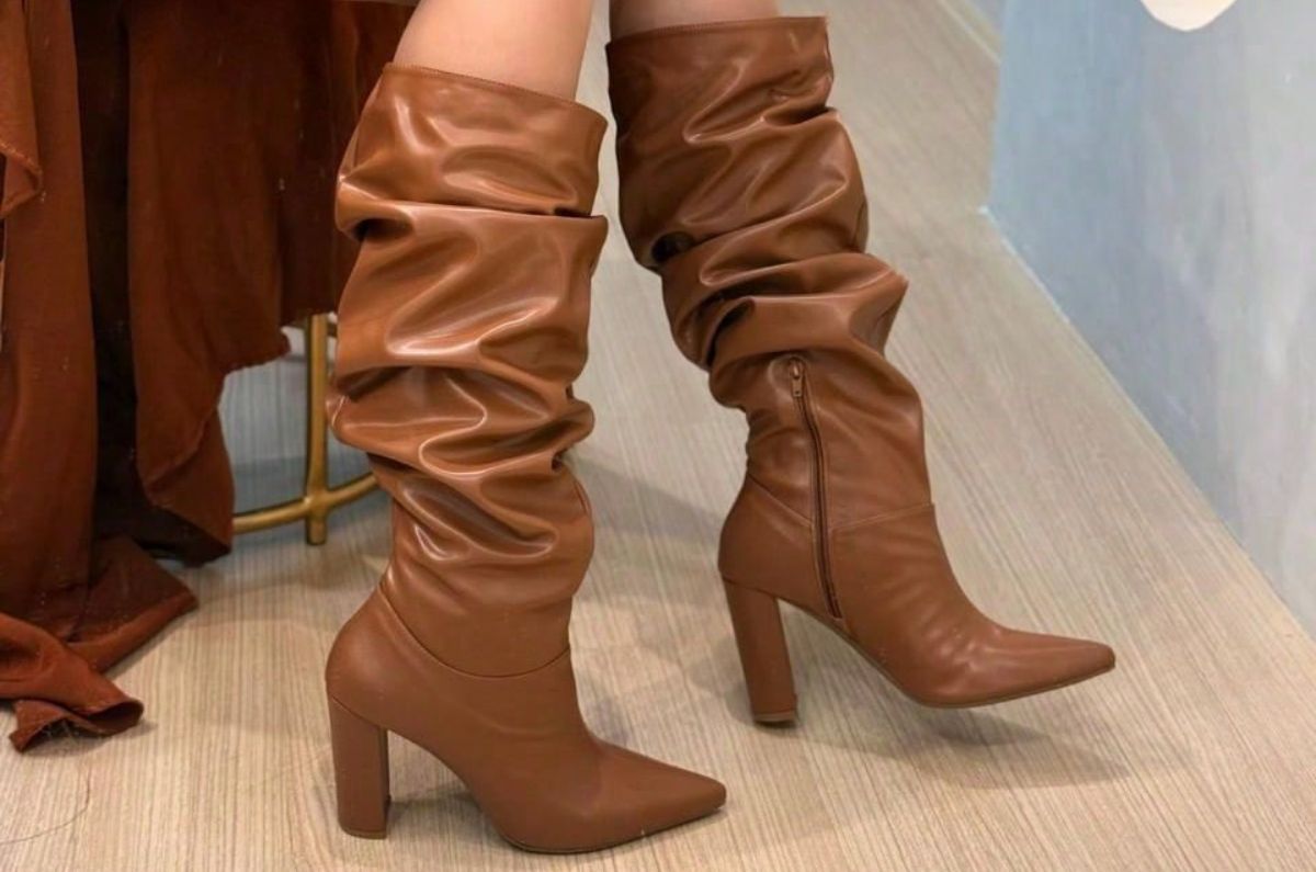 Botas arrugadas otoño 2025: el calzado estrella de la temporada