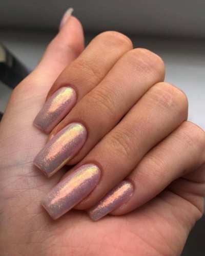 Diseños de manicura rosa bebé