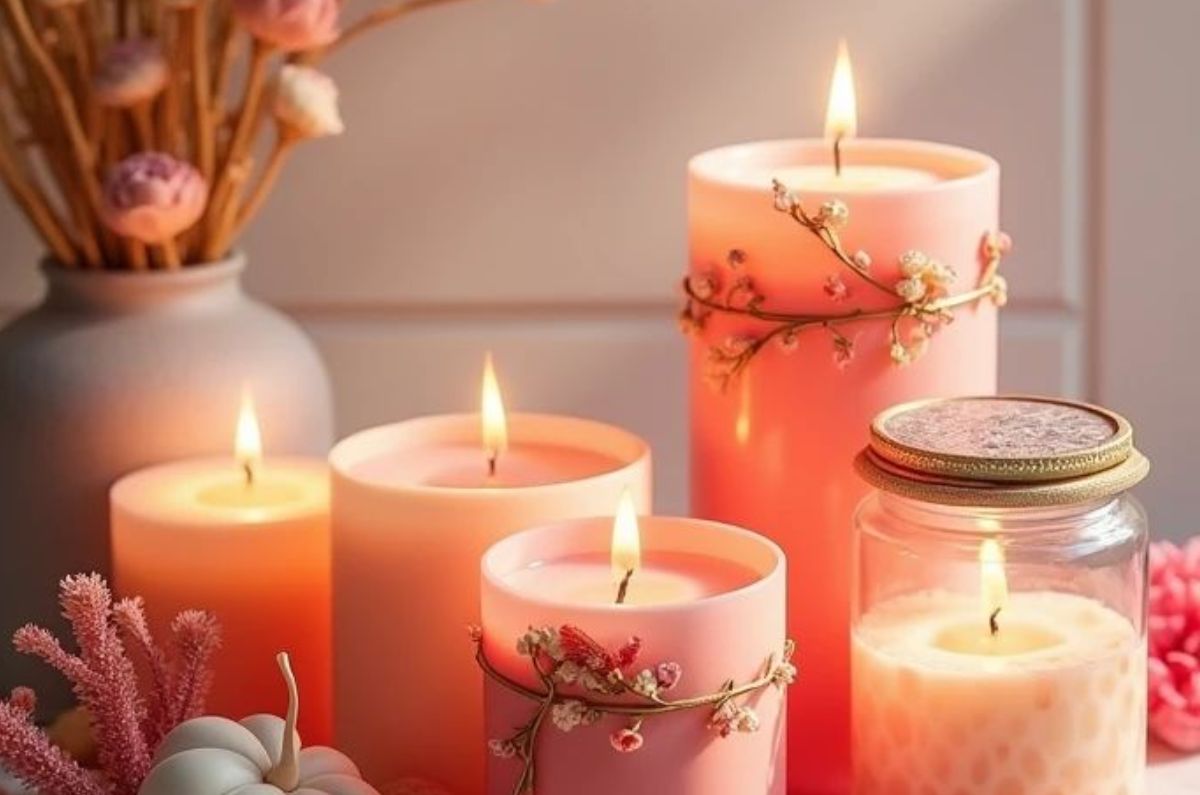 Ideas para decorar con vela aromáticas en noche frías