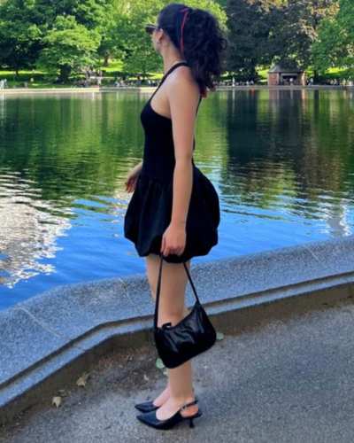 vestidos con kitten heels