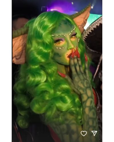 Belliween 2025: Belinda con disfraz de Greta de los Gremlins