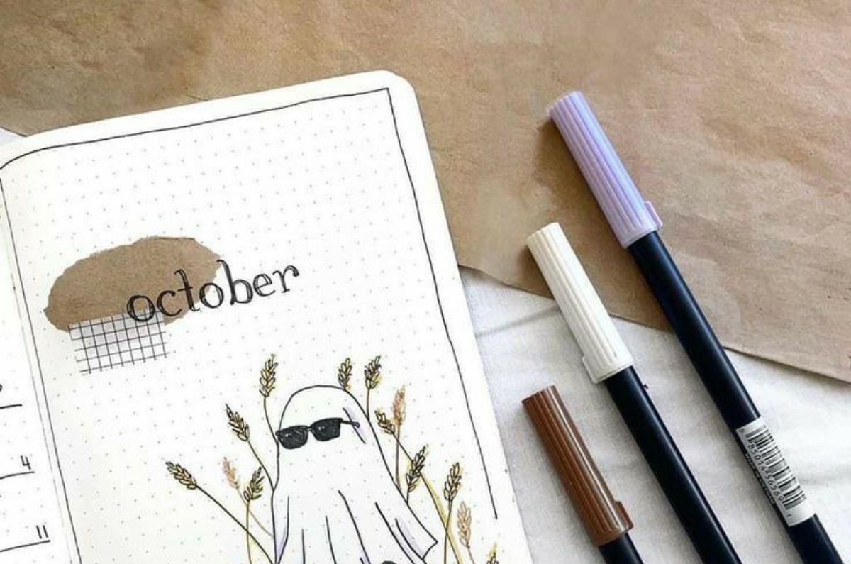 Cómo iniciar tu bullet journal de octubre con un toque de otoño y Halloween