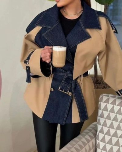 ropa café neutral vibrante