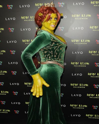 Disfraces de Halloween de celebridades icónicos: Heidi Klum como Fiona de Sherk