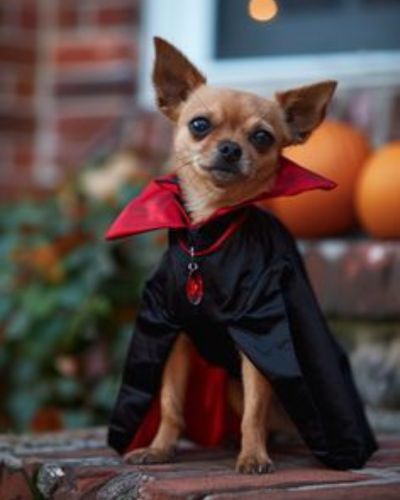 Disfraz de vampiro para mascotas