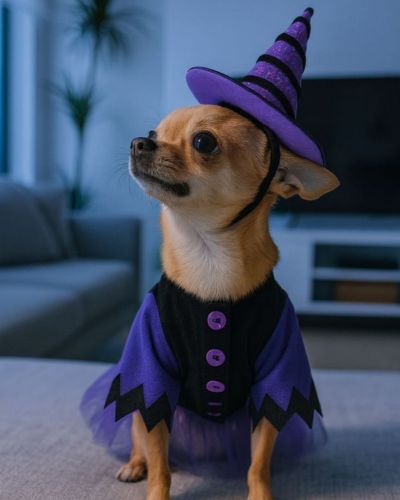 Disfraces de bruja para perros chihuahua