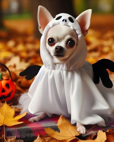 Disfraces de fantasma para perros chihuahua