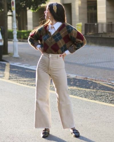Jeans en tonos tierra
