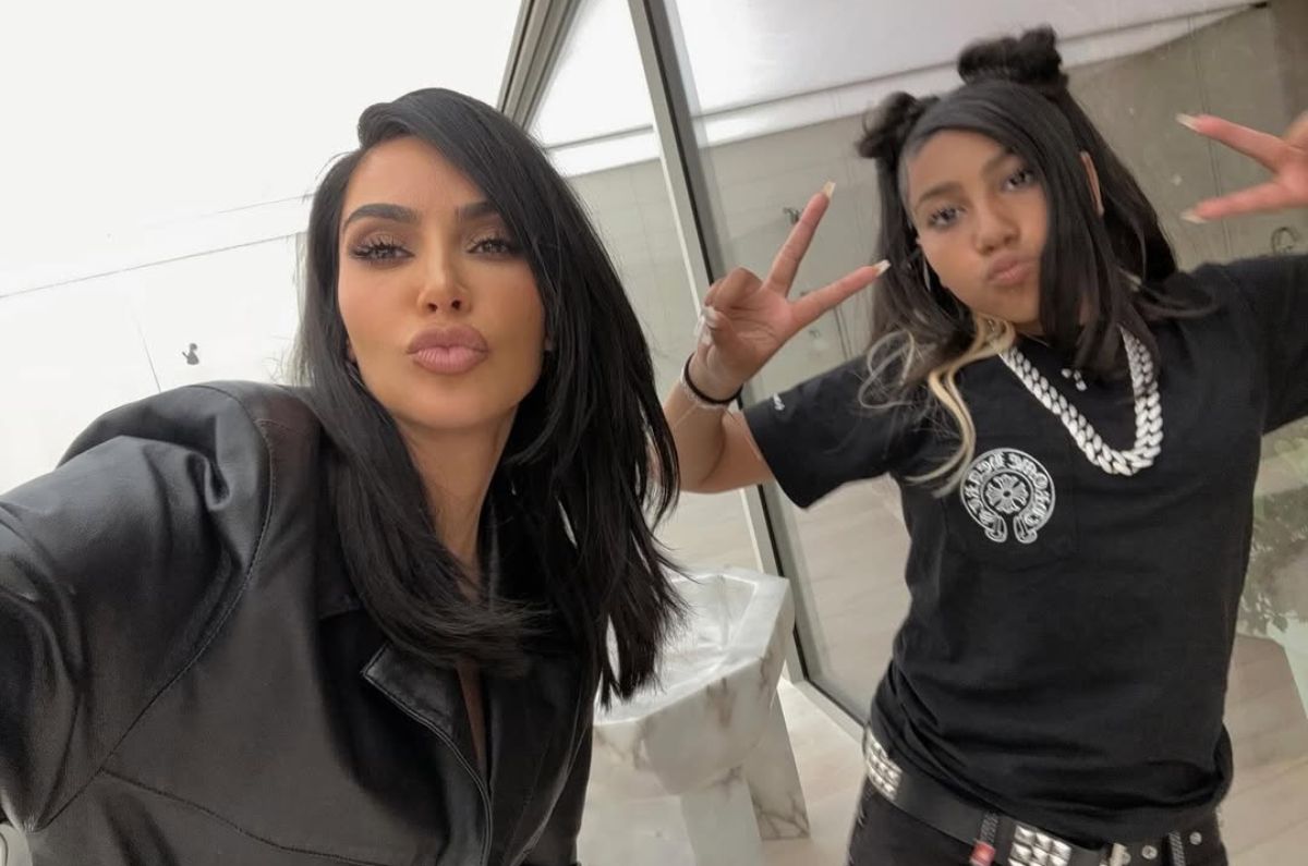 North West causa revuelo en redes con tatuajes en la cara VIDEO