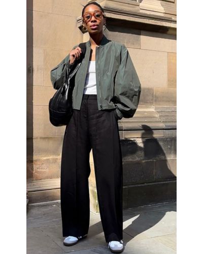 Outfits con bomber jackets