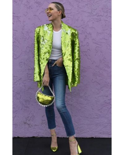 Looks con tonalidades metalizadas
