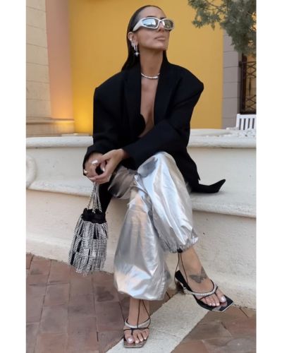 Looks con tonalidades metalizadas