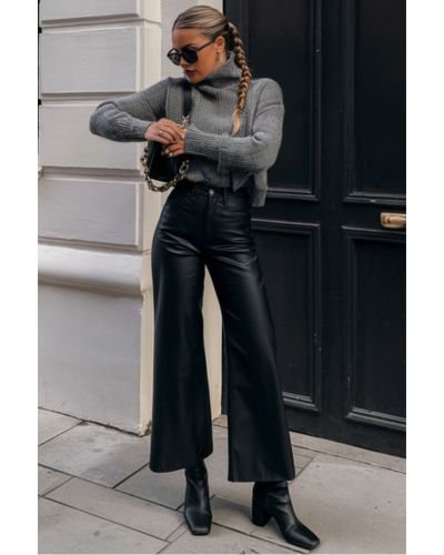 Outfits con pantalones de cuero