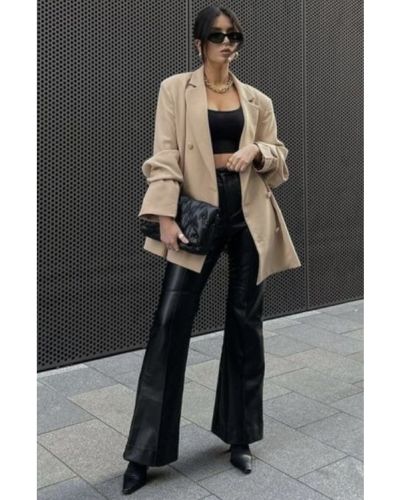 Looks con jeans de piel