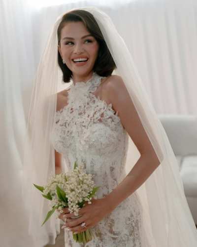 Vestidos de novia de Selena Gomez 