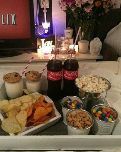 Snacks para ver en un maratón de películas