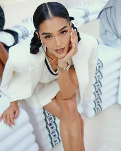 ale capetillo trencitas en Paris Fashion Week